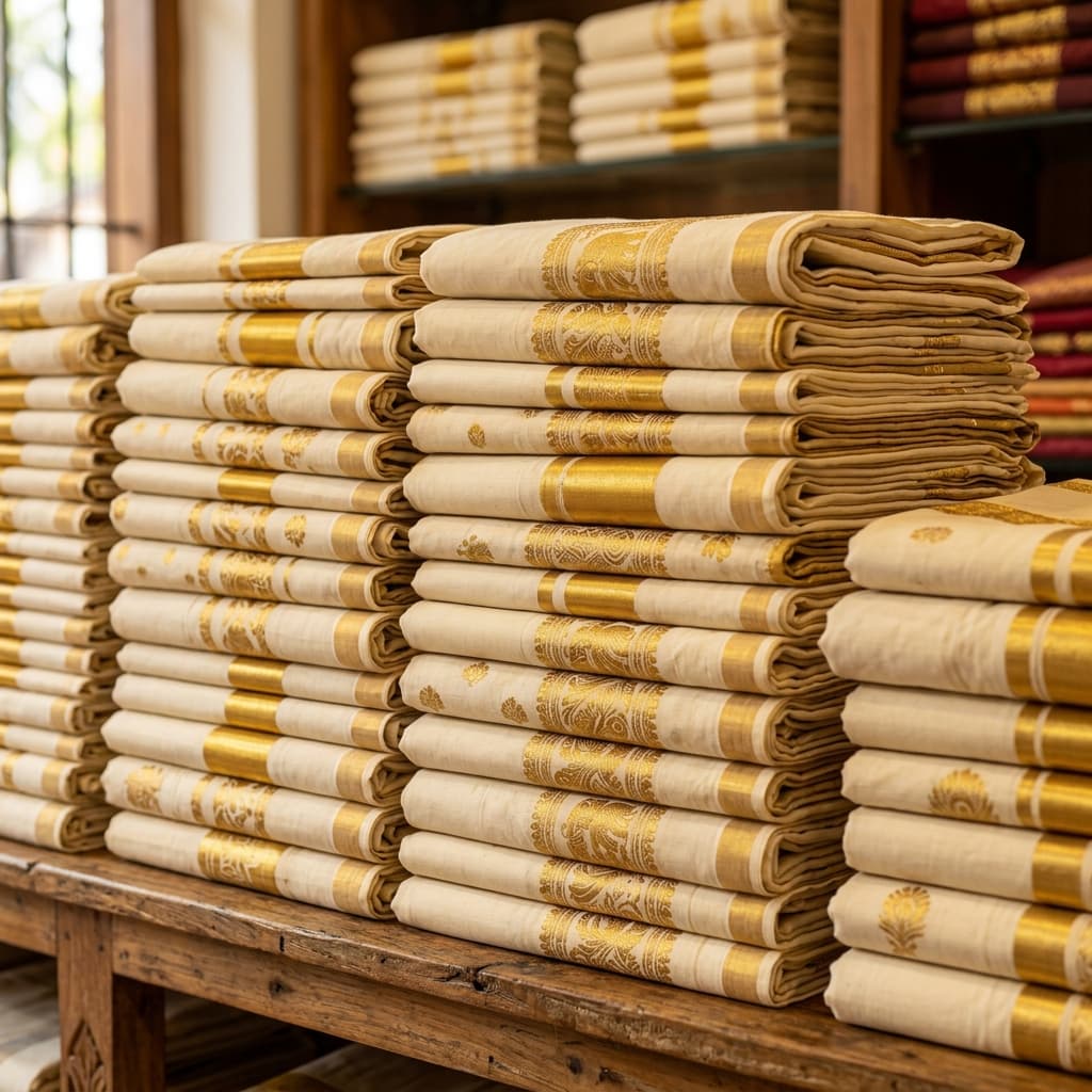 Kasavu Sarees & Mundu