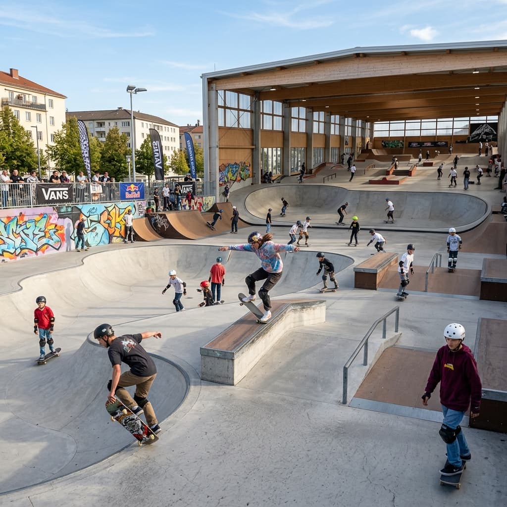 Skateboarding